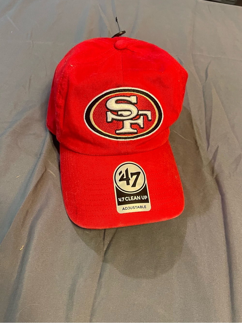 47 San Francisco 49ers Red Adjustable Baseball Cap